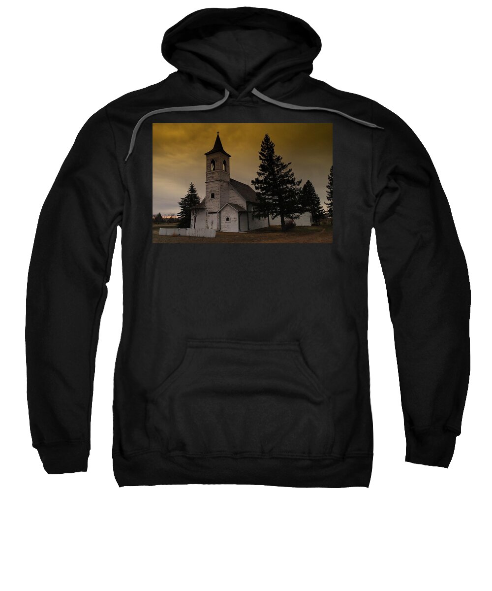 Churches Sweatshirt featuring the photograph When Heaven Is Your Home by Jeff Swan