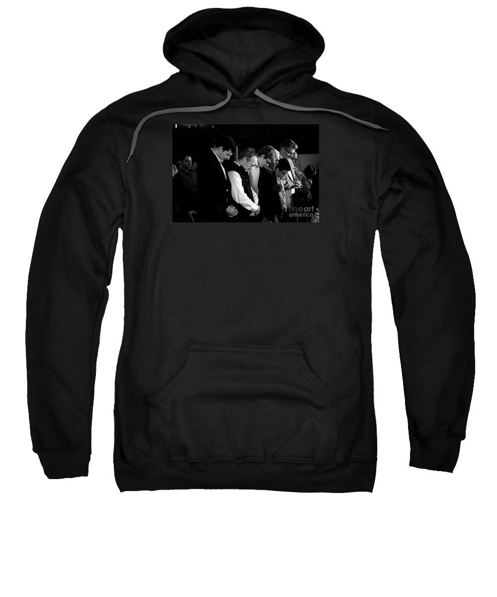 United States Sweatshirt featuring the photograph When Men Put God First by Frank J Casella