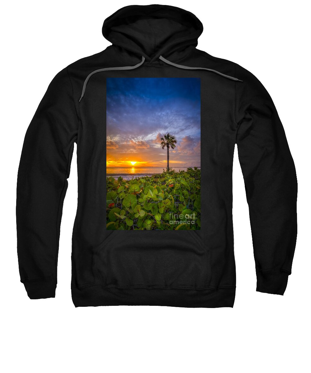 Blue Water Sweatshirt featuring the photograph Where the Heart Is by Marvin Spates
