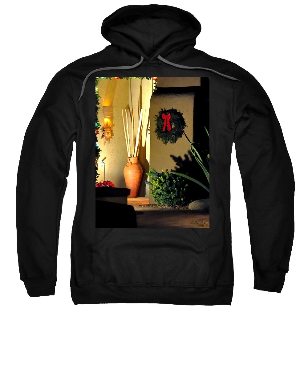 Arizona Sweatshirt featuring the photograph Wreath Entry 12718 by Jerry Sodorff
