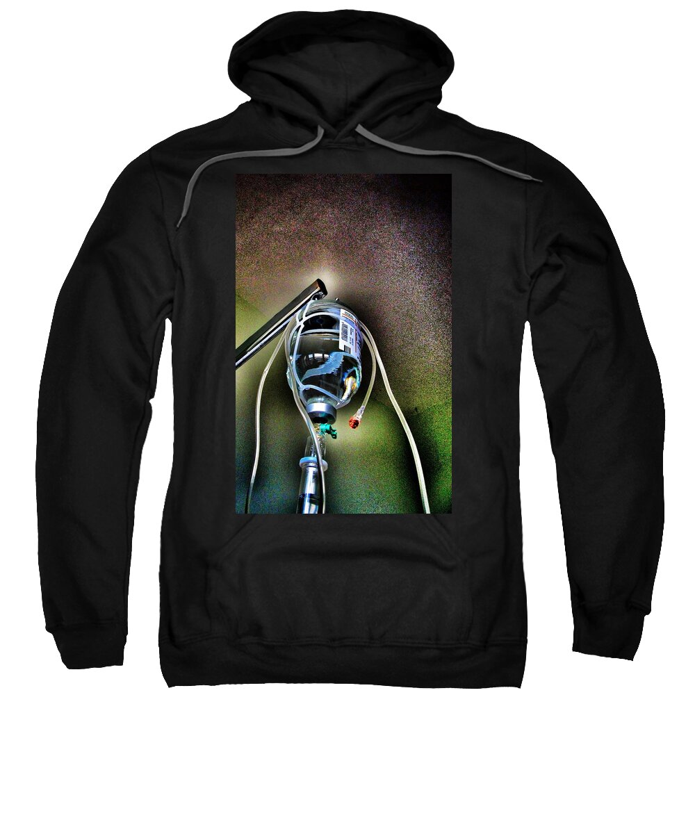 Drip Sweatshirt featuring the photograph Yesterday's View by Marianna Mills