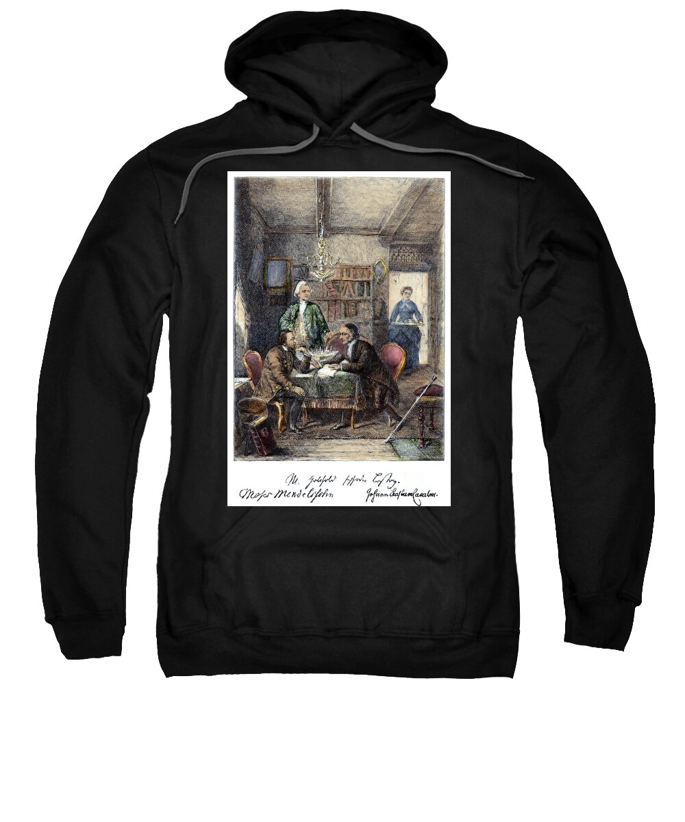18th Century Sweatshirt featuring the photograph Moses Mendelssohn #2 by Granger