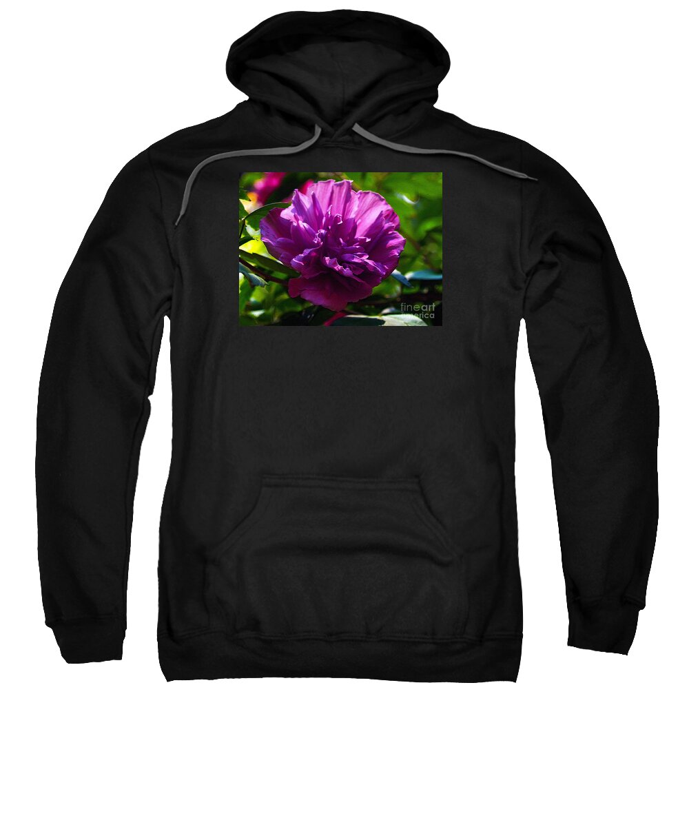Flower Painting Sweatshirt featuring the painting Althea II by Patricia Griffin Brett