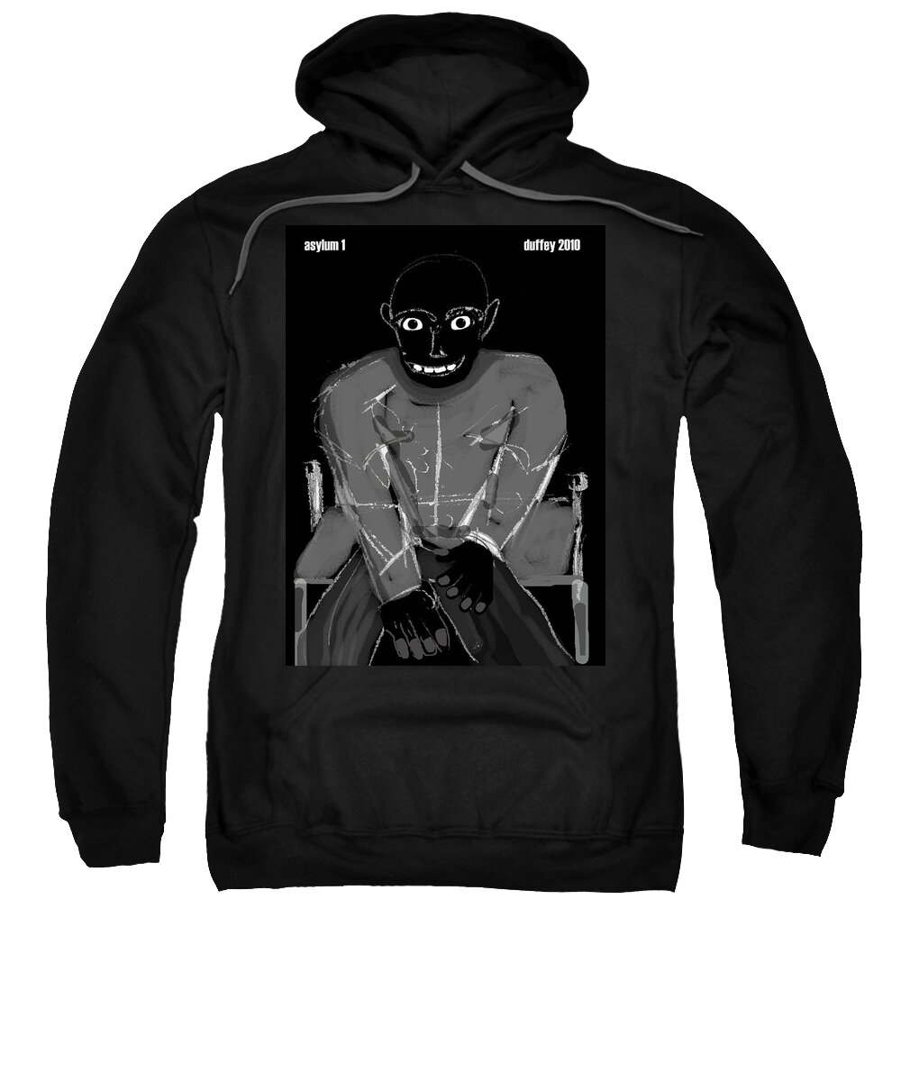 Digital Drawing Sweatshirt featuring the photograph Asylum 1 by Doug Duffey