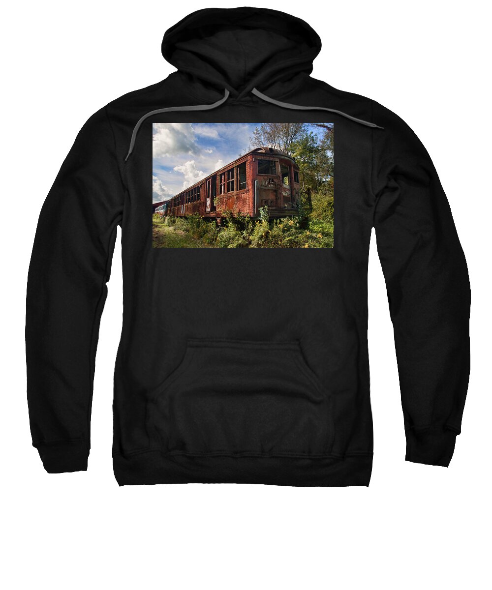 Transit Sweatshirt featuring the photograph Awaiting Restoration by Dale Kincaid