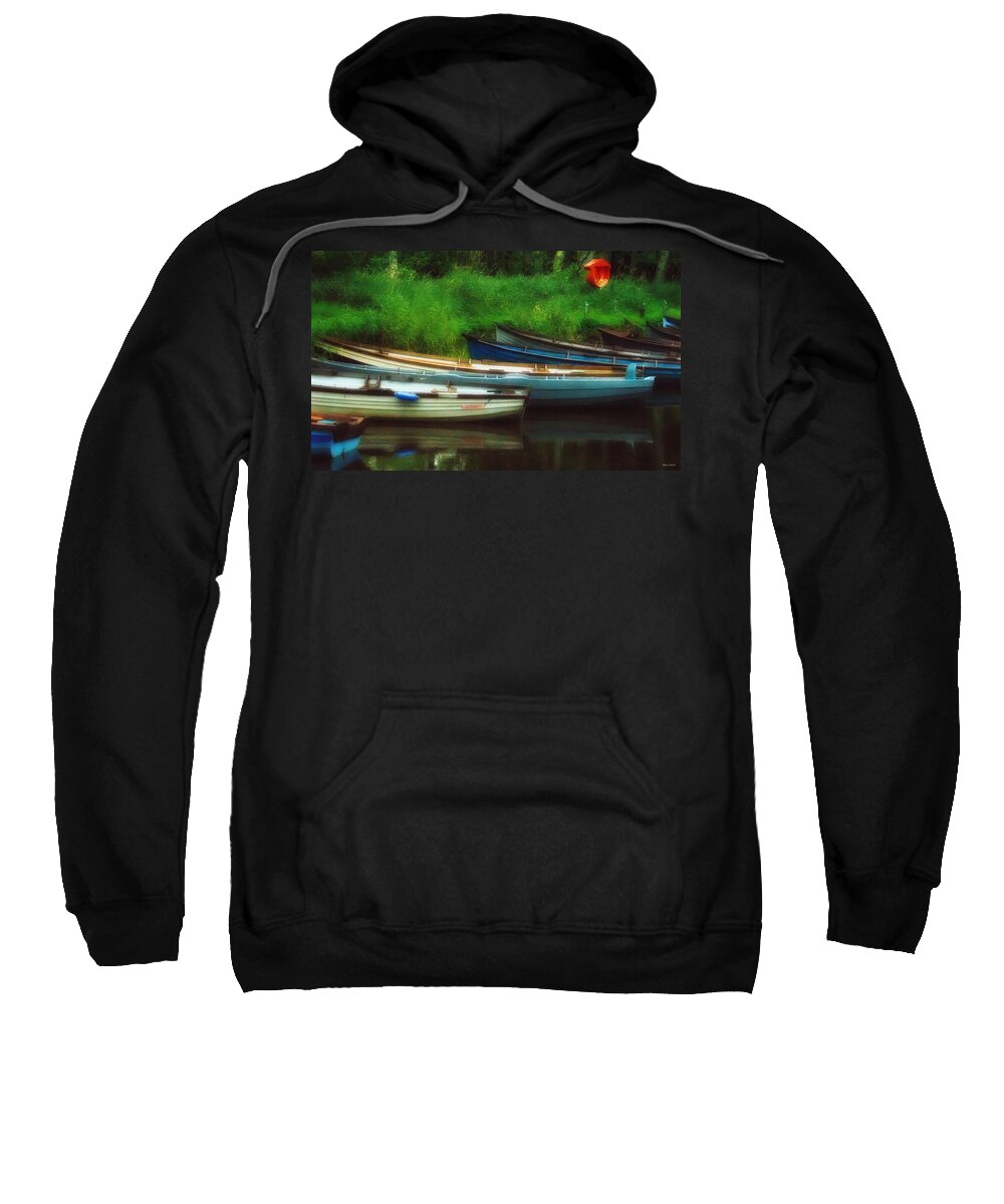 Ireland Sweatshirt featuring the photograph Boats at Rest by Rebecca Samler