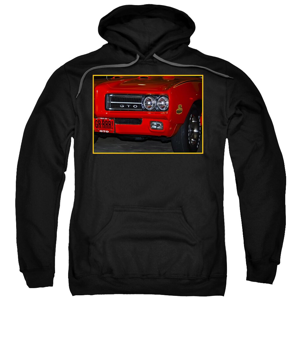 Pontiac Sweatshirt featuring the photograph Here Comes the Judge by DigiArt Diaries by Vicky B Fuller