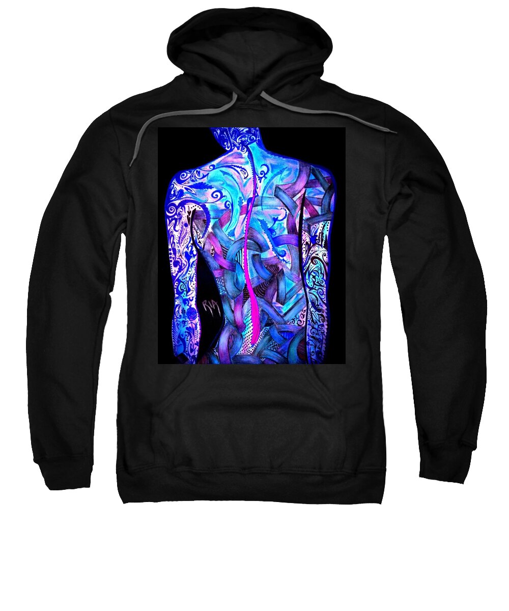 Woman Sexy Sweatshirt featuring the photograph Intricate Woman by Artist RiA