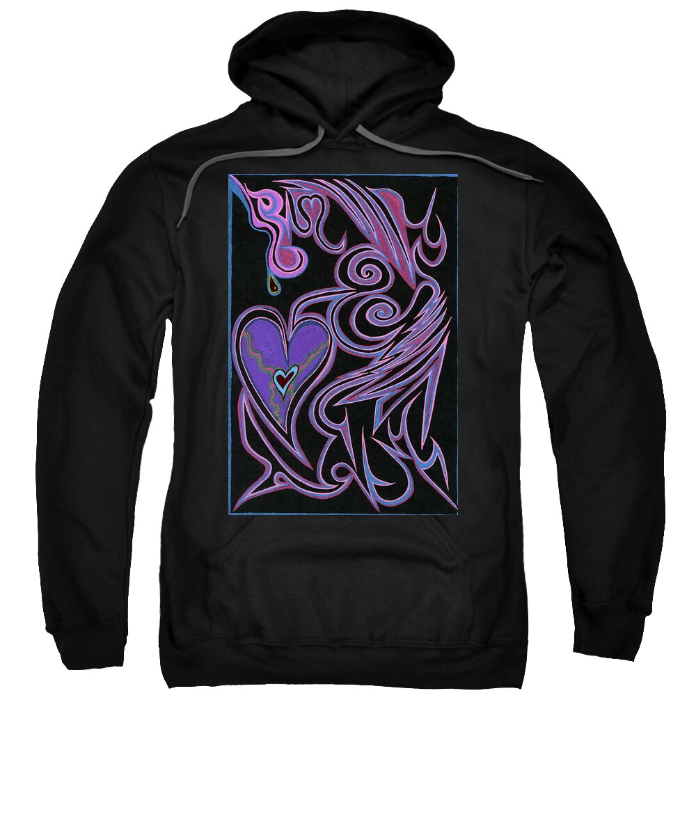 Love So Precious Sweatshirt featuring the digital art Love So Precious by Kenneth James