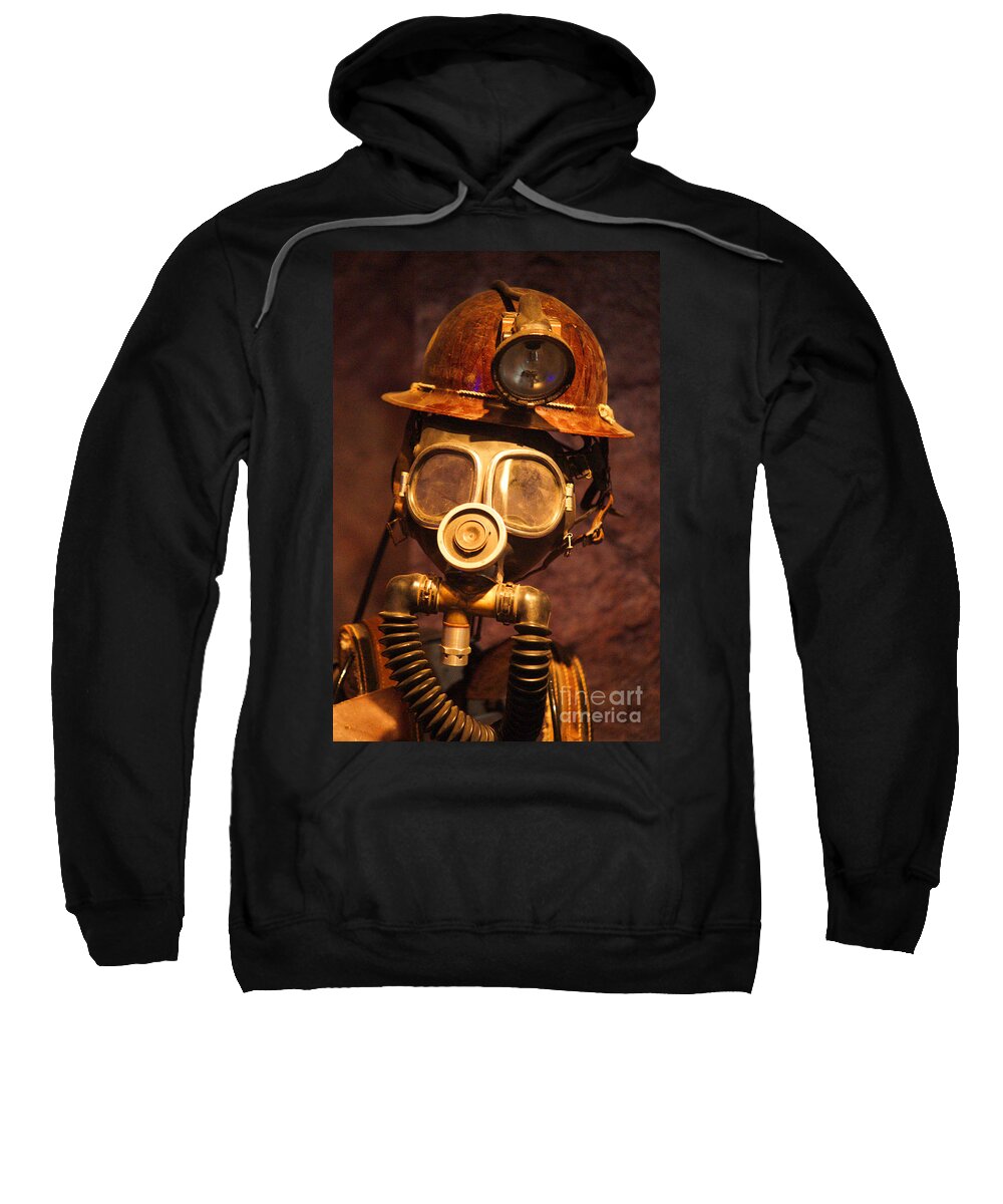 Mining Sweatshirt featuring the photograph Mining Man by Randy Harris