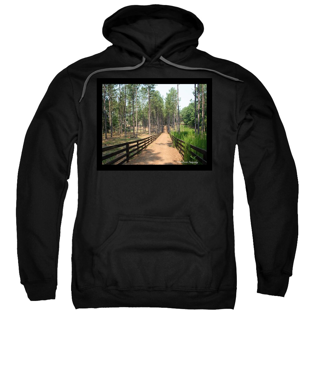 Path Sweatshirt featuring the photograph 'Path to Serenbe' by PJQandFriends Photography