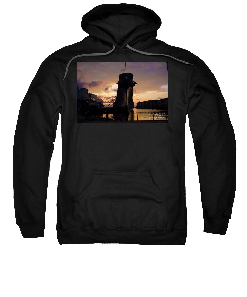 Bb-64 Sweatshirt featuring the photograph Rain Clearing by Tim Mulina