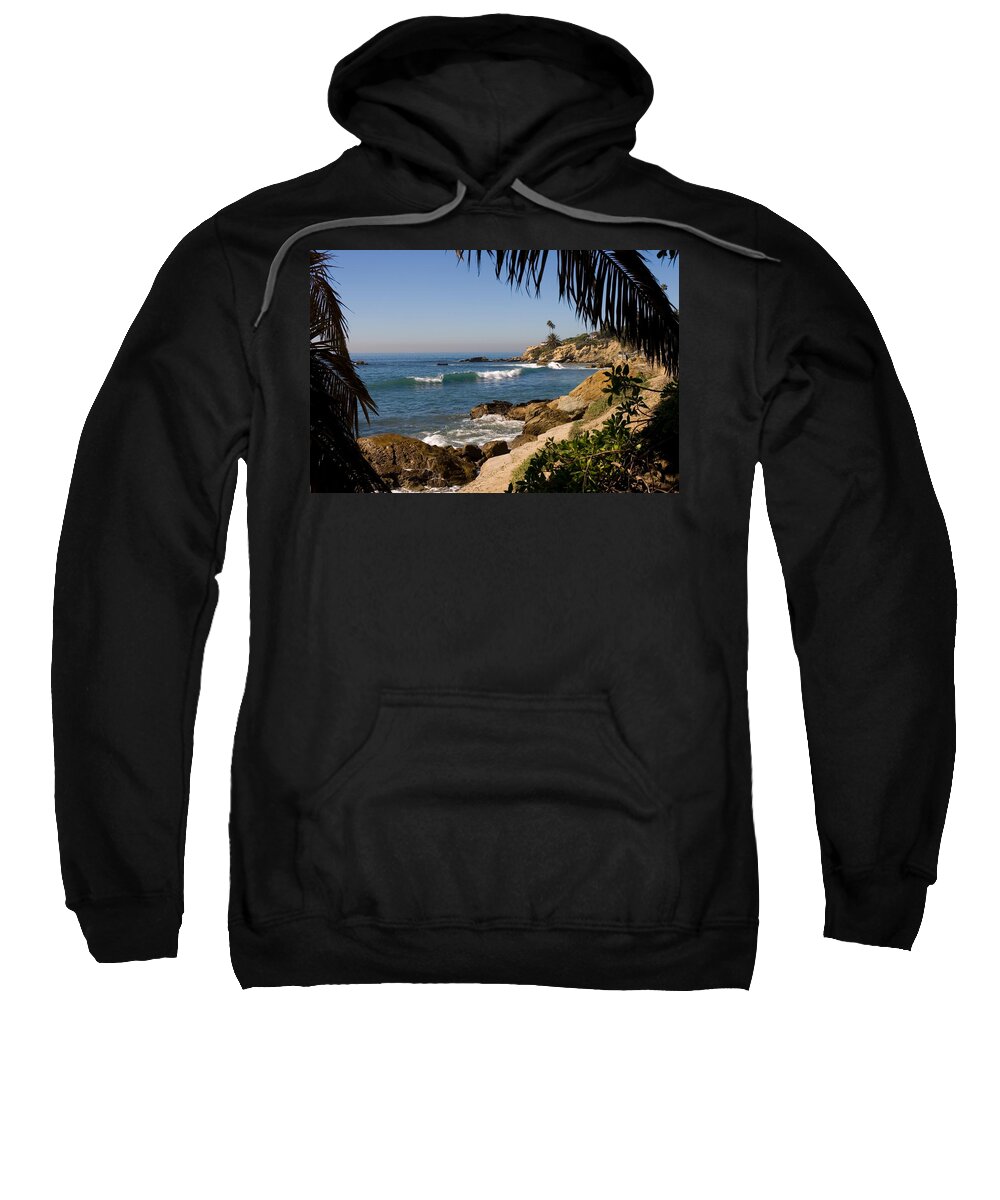 Laguna Beach Sweatshirt featuring the photograph Secret View by Cliff Wassmann