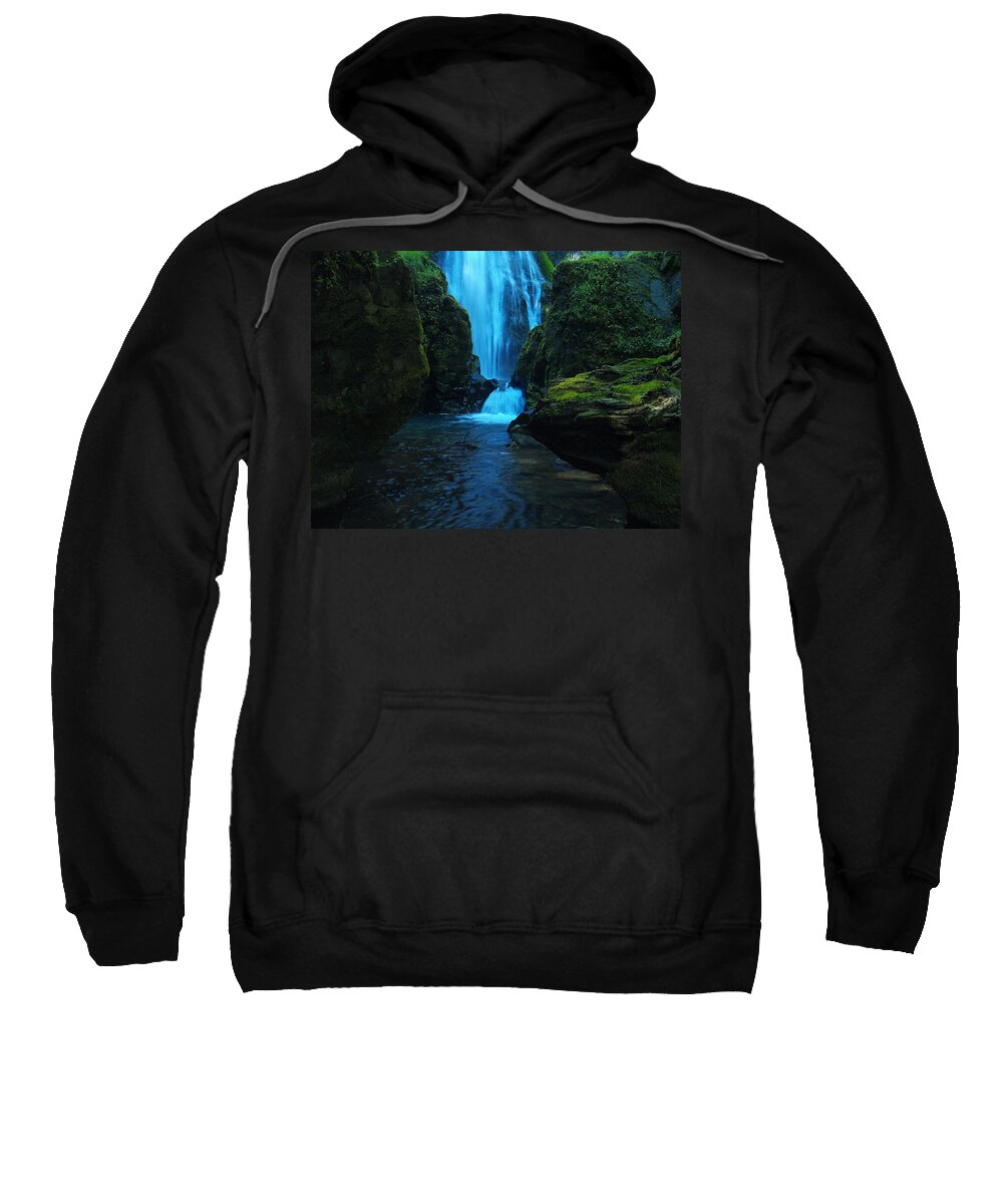 Water Sweatshirt featuring the photograph Susan Creek Falls by Teri Schuster