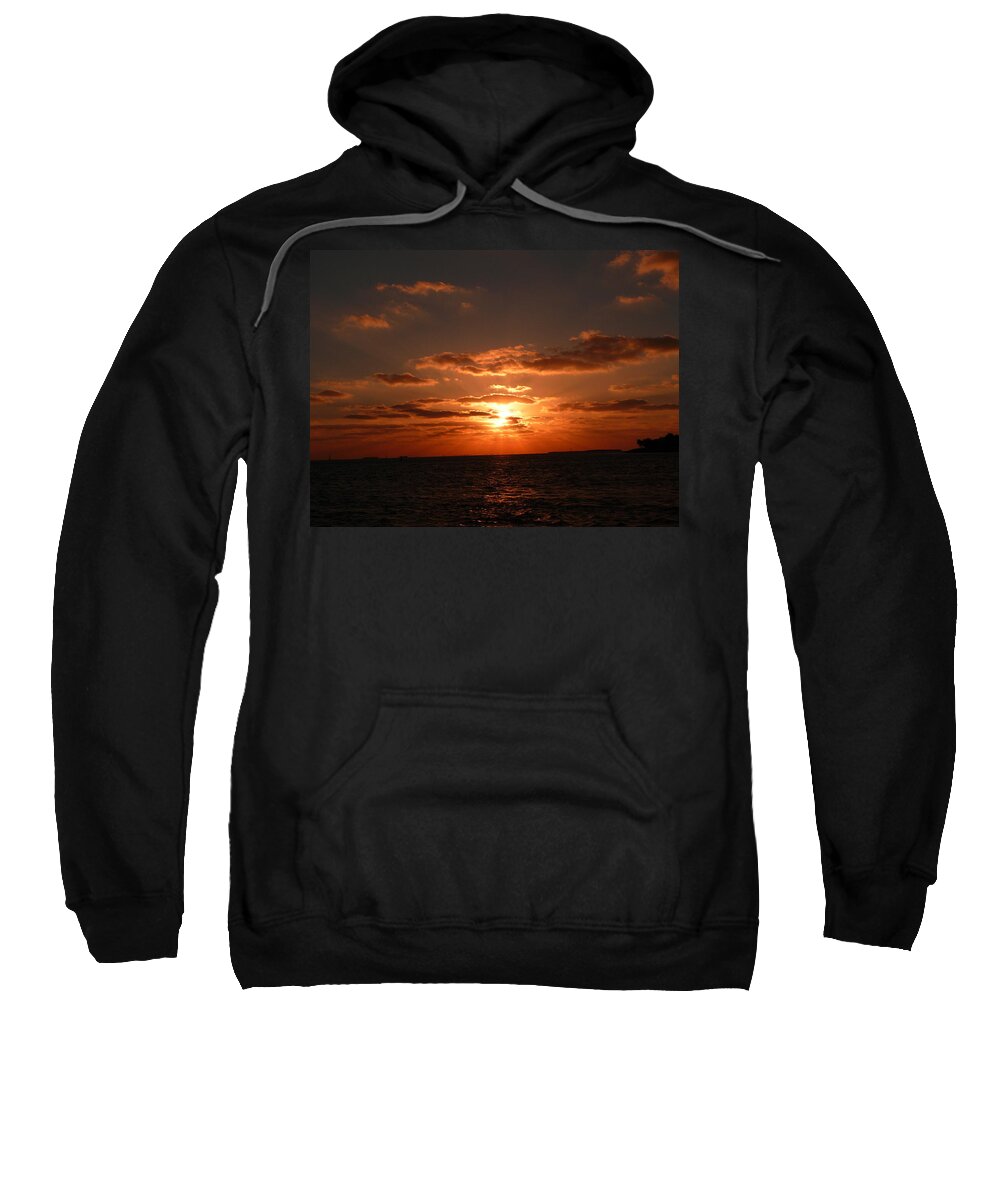 Sunset Sweatshirt featuring the photograph Thank You Lord by Jo Sheehan