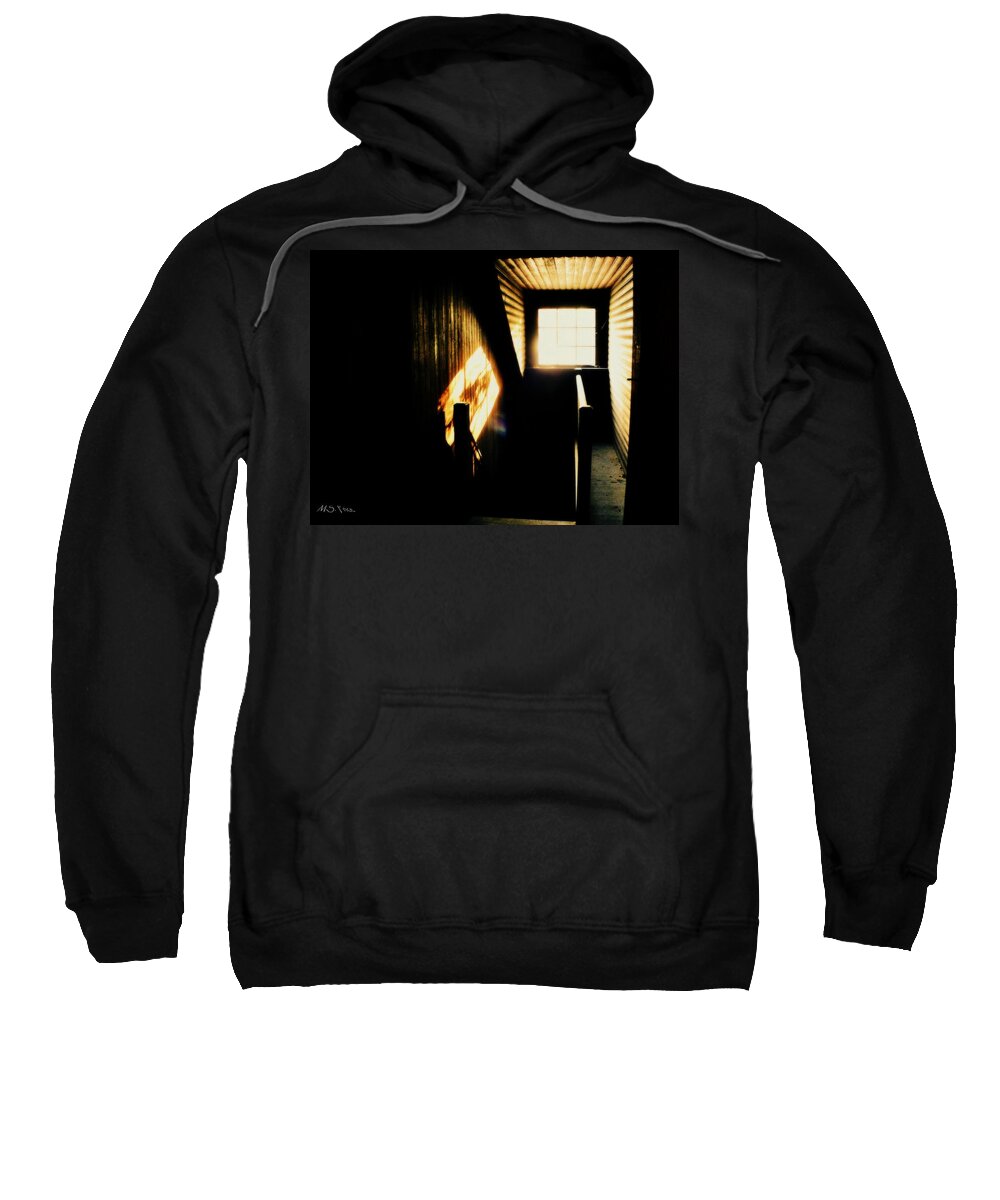 Groton School Sweatshirt featuring the photograph The window by Marysue Ryan
