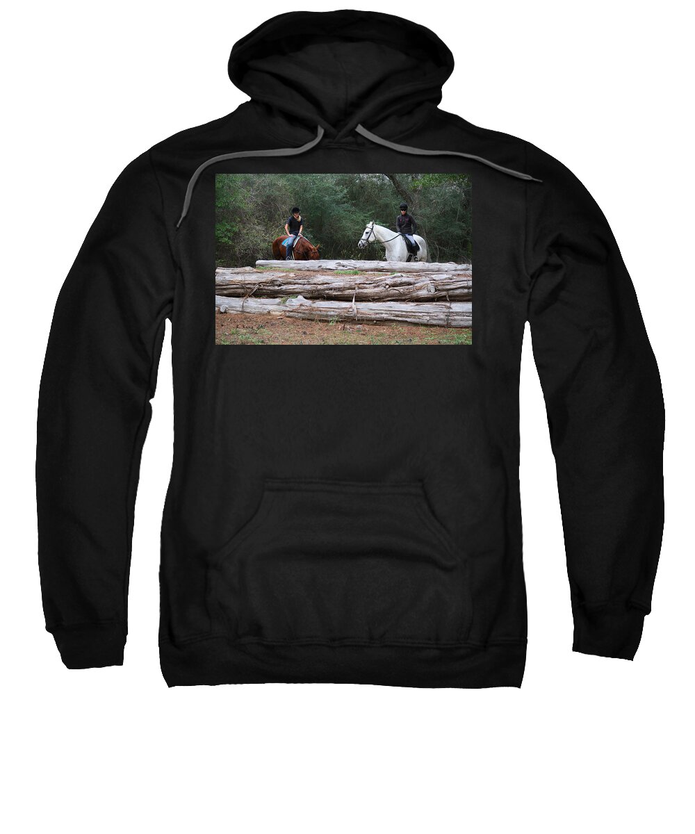 Roena King Sweatshirt featuring the photograph Yeah That Is A BIG One by Roena King