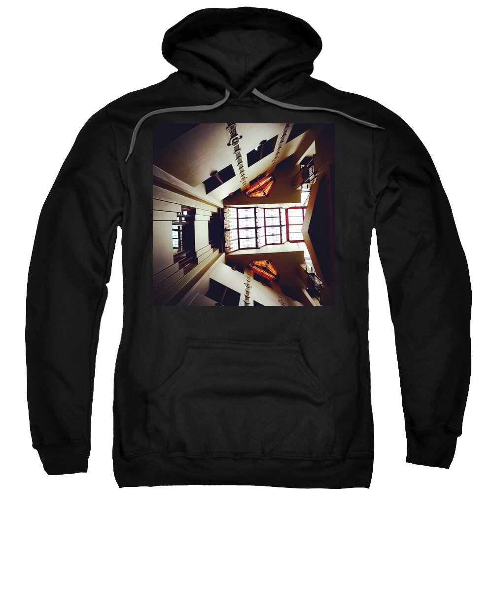 Aleckc Sweatshirt featuring the photograph < by Aleck Cartwright