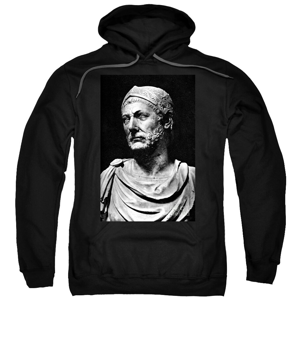 History Sweatshirt featuring the photograph Hannibal, Carthaginian Military #1 by Photo Researchers