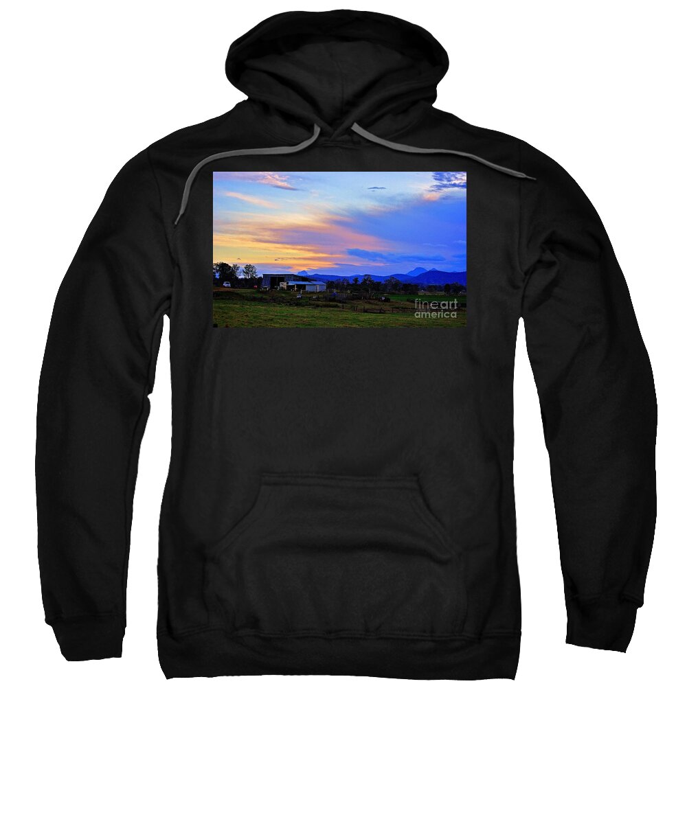 Australia Sweatshirt featuring the photograph Sunset over the Great Divide #1 by Blair Stuart