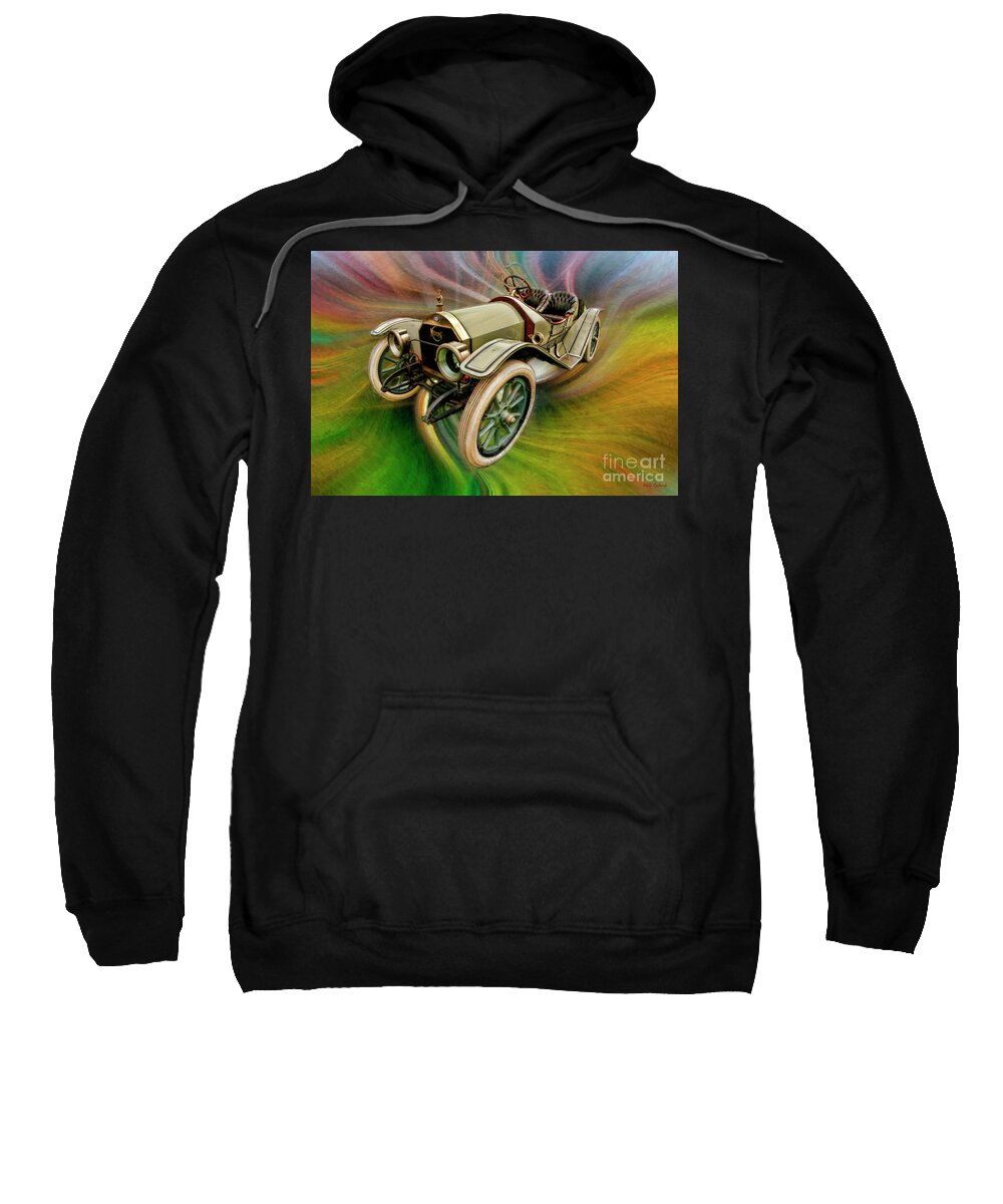 1912 Moon 30 Raceabout Sweatshirt featuring the photograph 1912 Moon 30 Raceabout by Blake Richards
