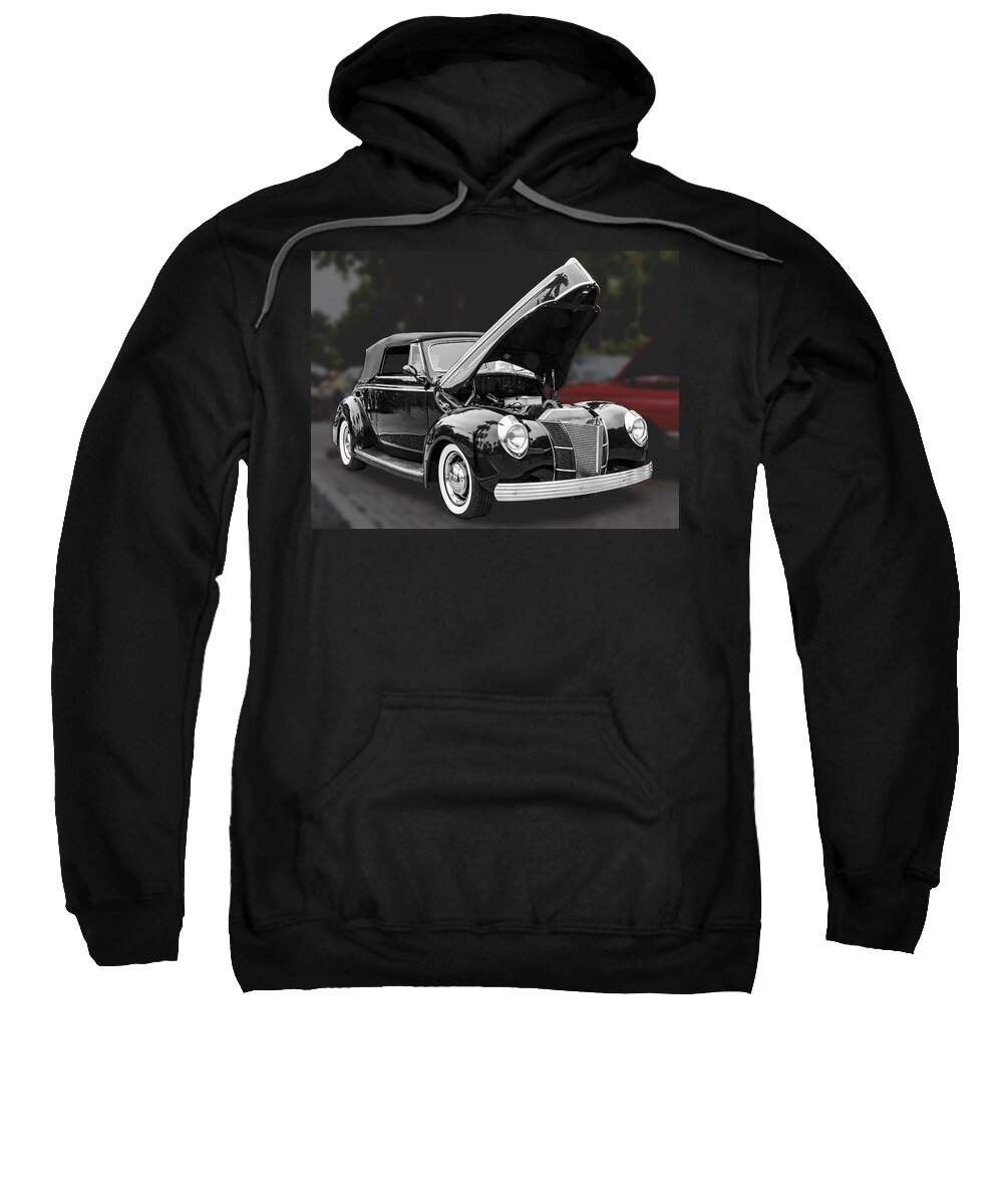 Old Sweatshirt featuring the photograph 1940 Ford Deluxe Automobile by Bob Slitzan