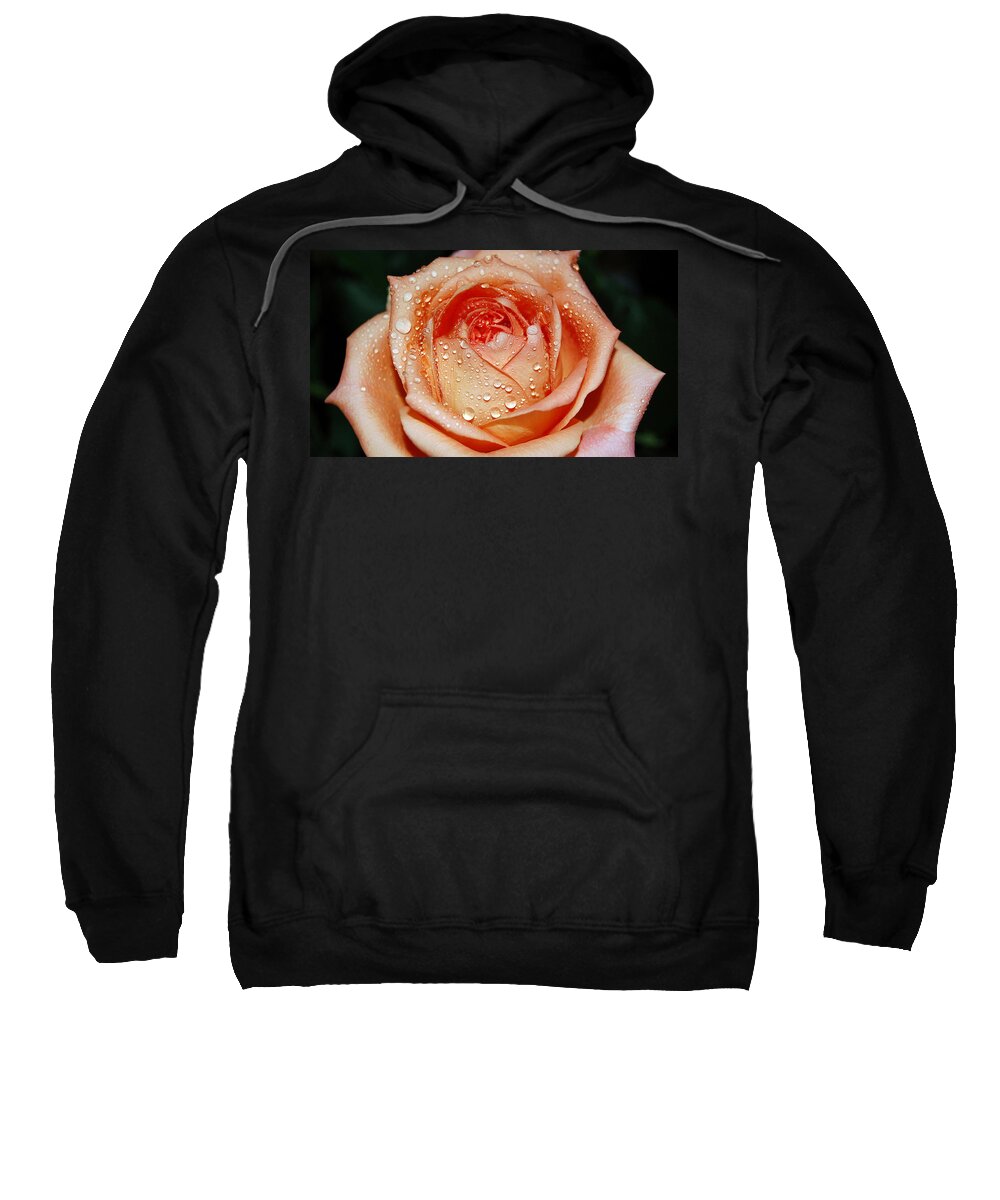 Rose Sweatshirt featuring the digital art Rose #2 by Maye Loeser