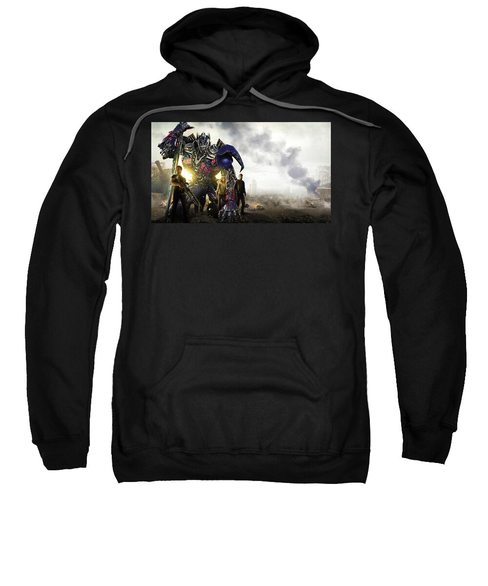 Transformers Age Of Extinction Sweatshirt featuring the digital art Transformers Age of Extinction #2 by Super Lovely