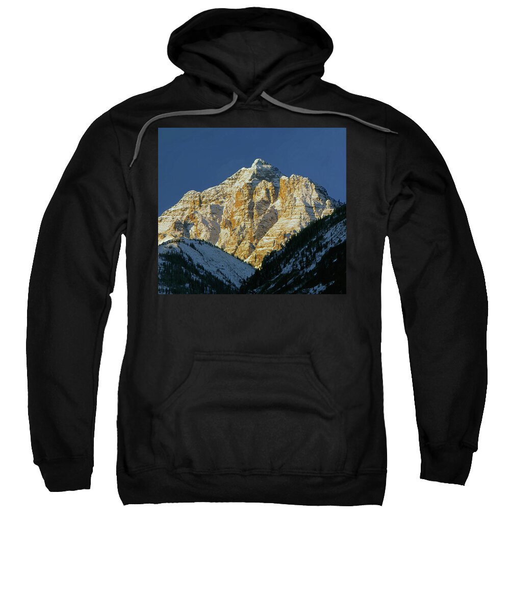210418 Sweatshirt featuring the photograph 210418 Pyramid Peak by Ed Cooper Photography