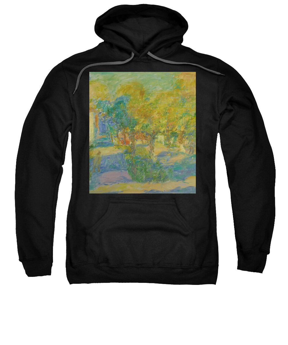 Street Sweatshirt featuring the painting Landscape #36 by Robert Nizamov