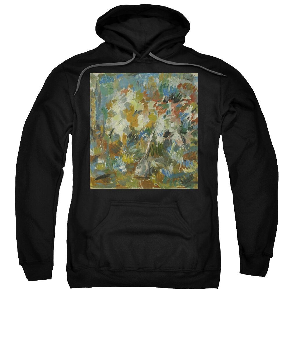 Bouquet Sweatshirt featuring the painting Flowers #6 by Robert Nizamov