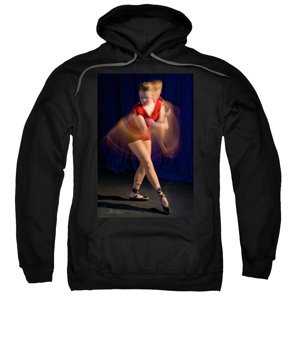 Dance Sweatshirt featuring the photograph All a Flutter by Frederic A Reinecke