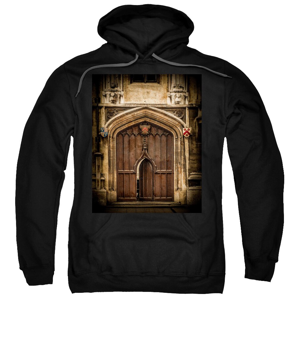 All Souls College Sweatshirt featuring the photograph Oxford, England - All Souls Gate by Mark Forte