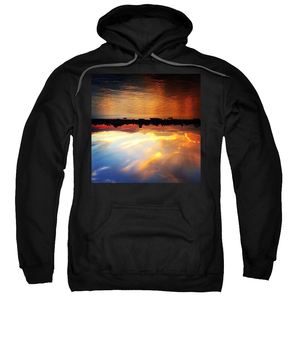 Reflection Sweatshirt featuring the photograph All Depends On How You Look At It by Kate Arsenault 