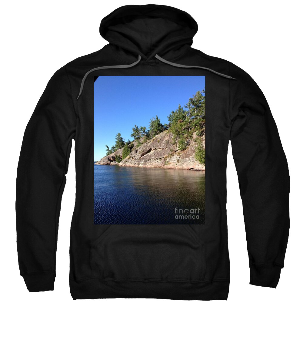 Rocks Sweatshirt featuring the photograph Another world..... by Lisa Koyle