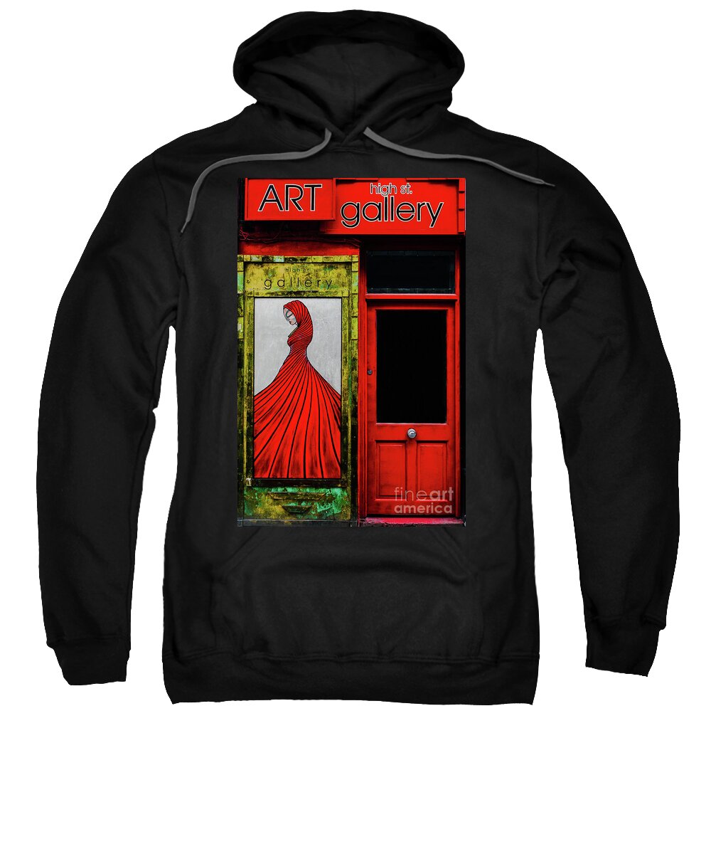 Magical Ireland Sweatshirt featuring the photograph Art Gallery Shop Front by Lexa Harpell