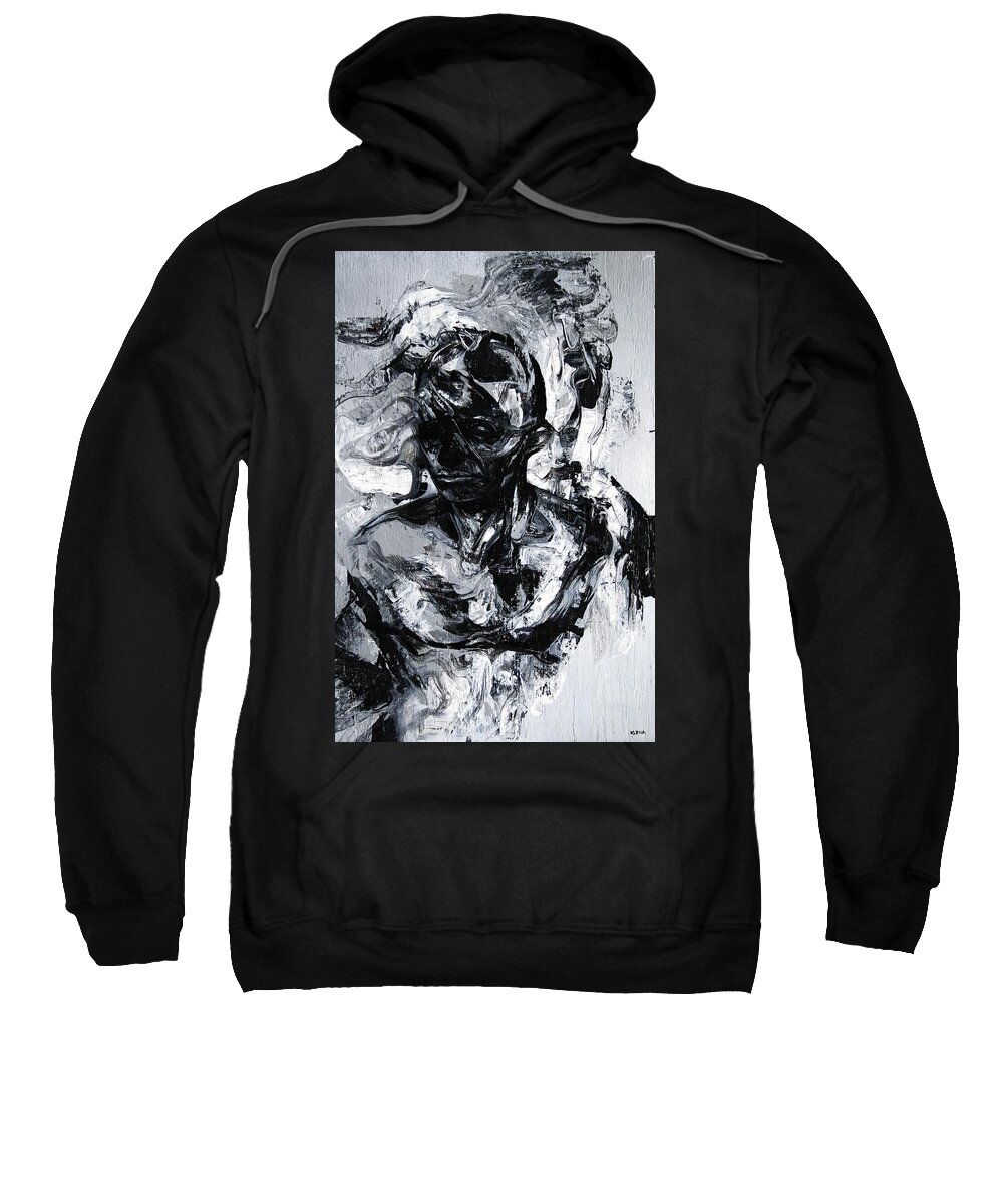 Ease Sweatshirt featuring the painting At Ease by Jeff Klena