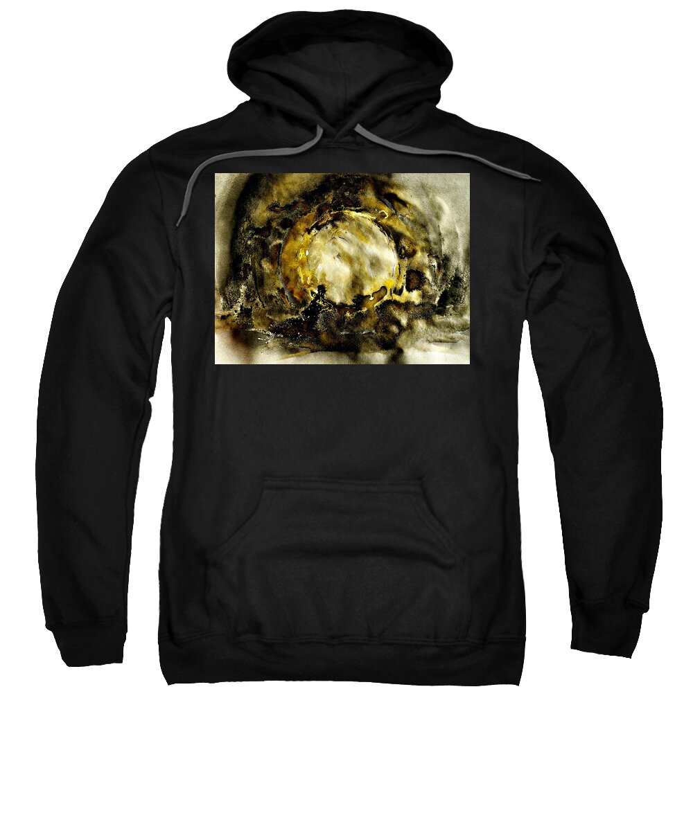 Sun Sweatshirt featuring the painting At the Edge by 'REA' Gallery