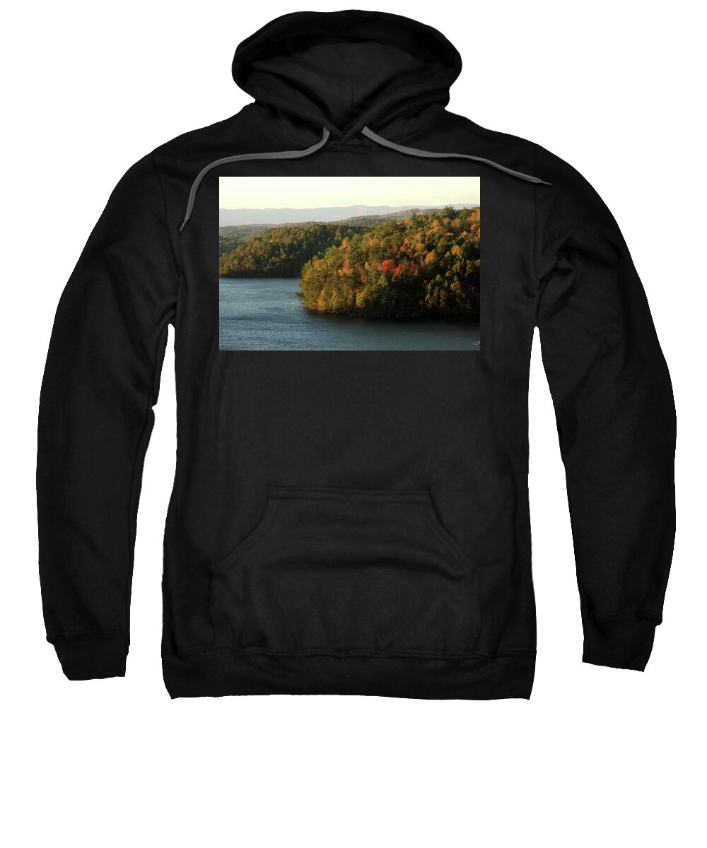 Lake Sweatshirt featuring the photograph Autumn at Philpott Lake, Virginia by Emanuel Tanjala
