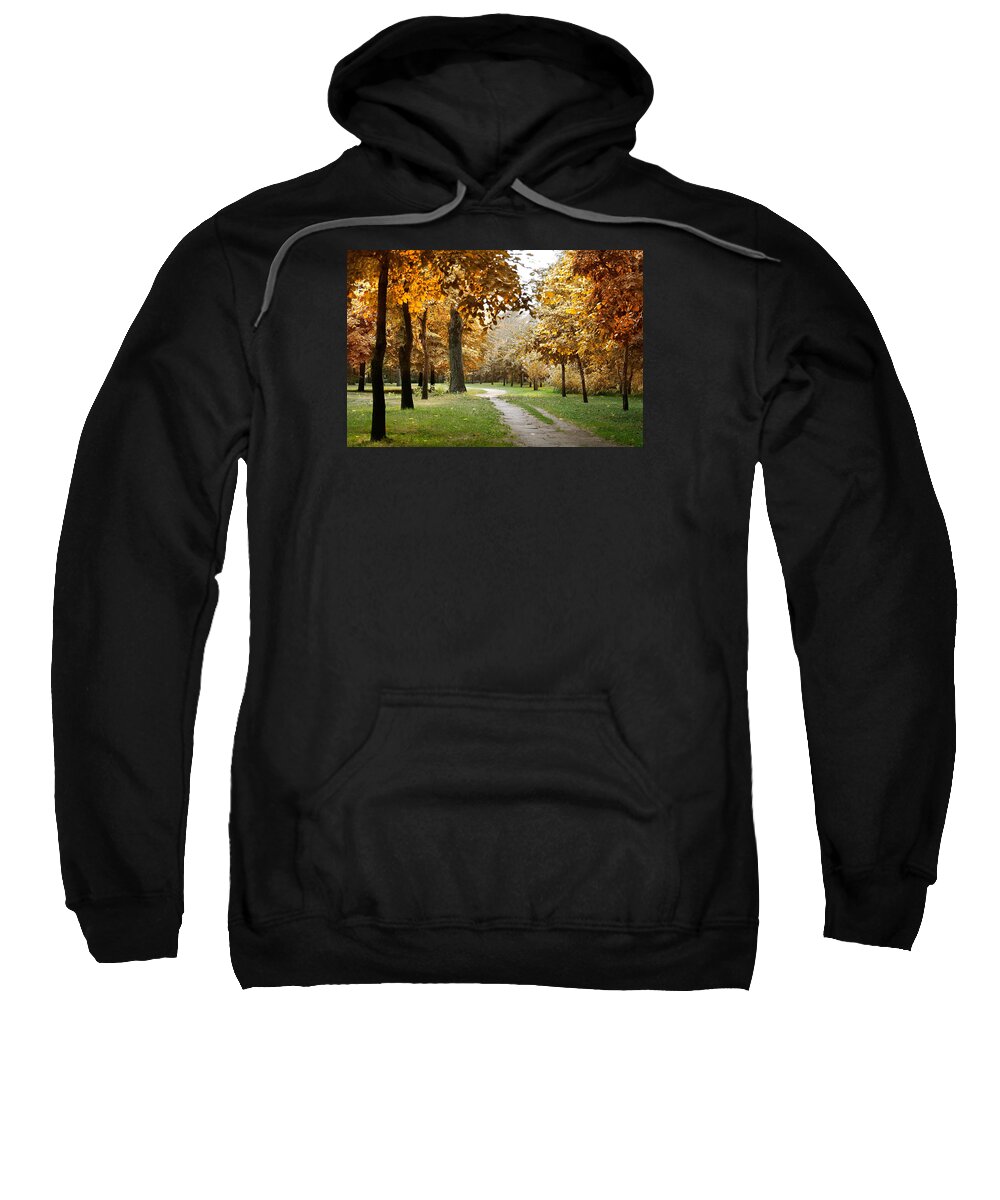 Fall Sweatshirt featuring the photograph Autumn by Masha Batkova