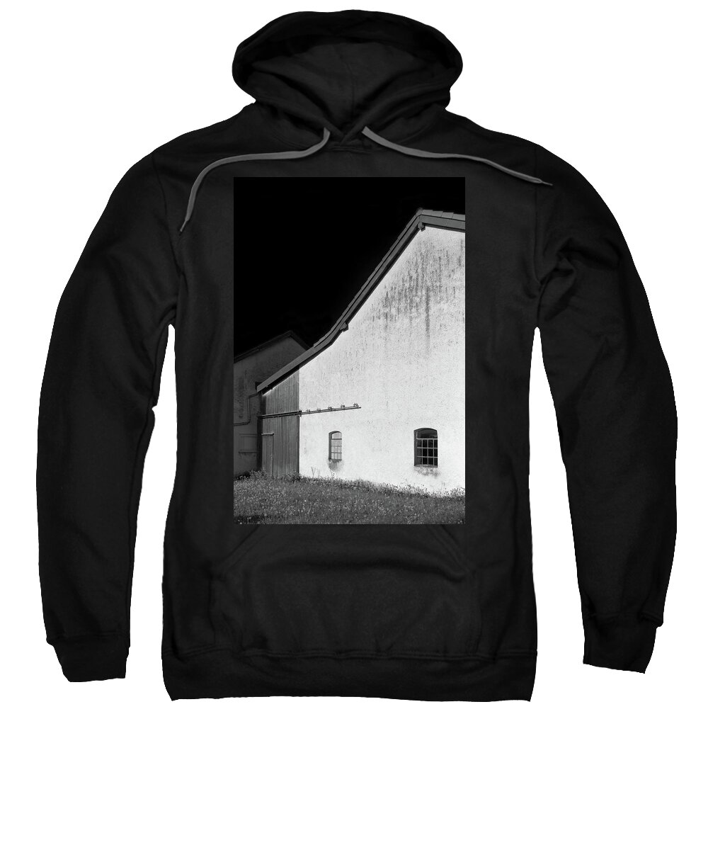 Geometric Sweatshirt featuring the photograph Barn, Germany by Brooke T Ryan
