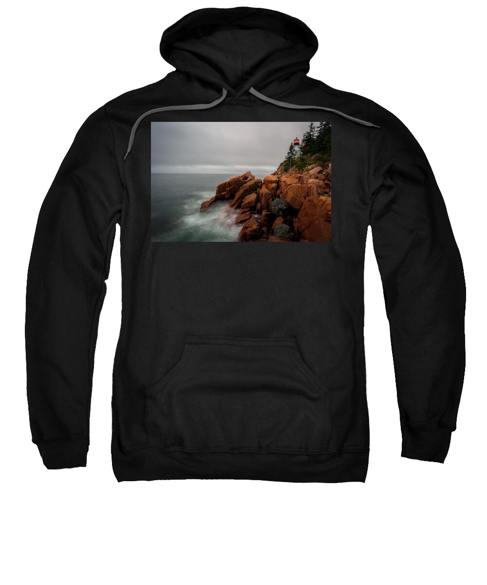 Lighthouse Sweatshirt featuring the photograph Bass Harbor Lighthouse by Jeff Phillippi