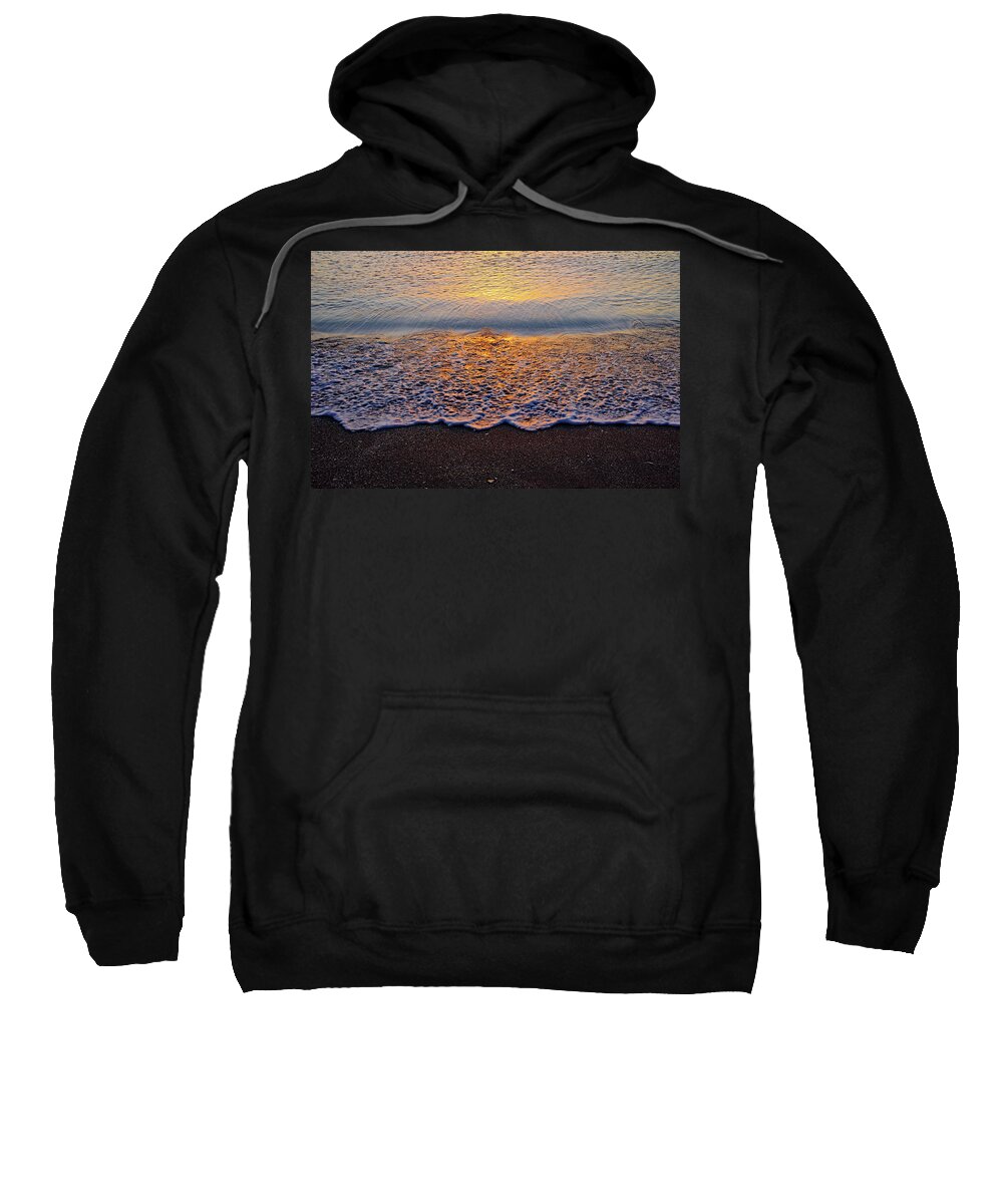 Sunset Sweatshirt featuring the photograph Beach Sunset Abstract I by Debbie Oppermann