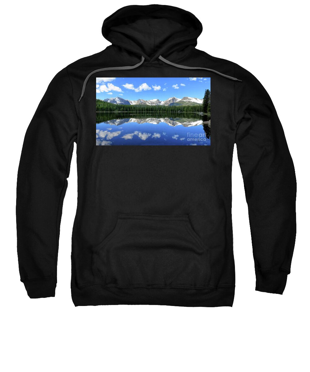 Bierstadt Sweatshirt featuring the photograph Bierstadt Lake in Rocky Mountain National Park by Ronda Kimbrow