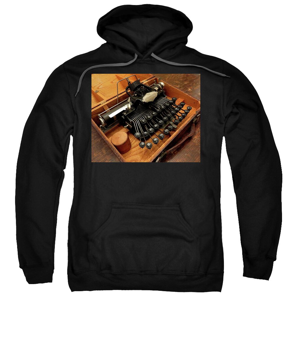 Typewriters Sweatshirt featuring the photograph Blickensderfer No. 5 by Linda Stern