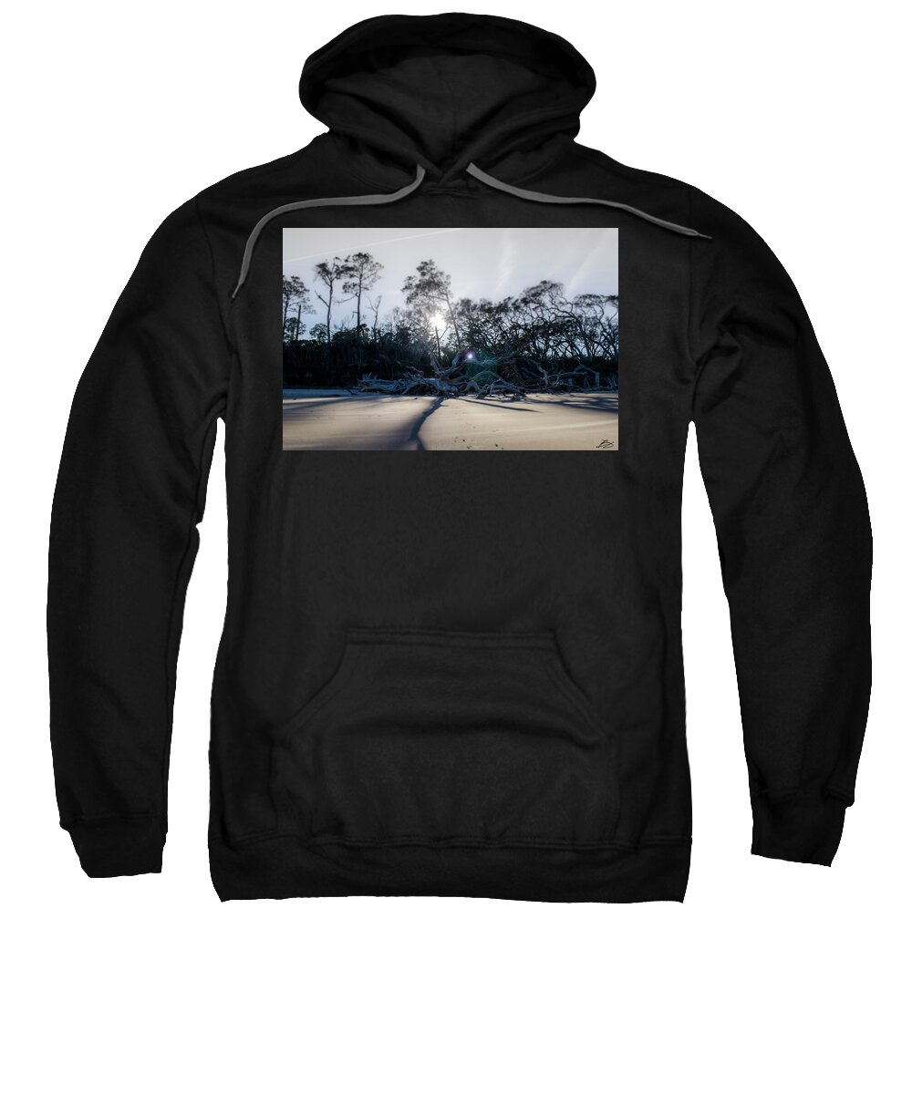 Sunset Sweatshirt featuring the photograph Blue Glare by Bradley Dever