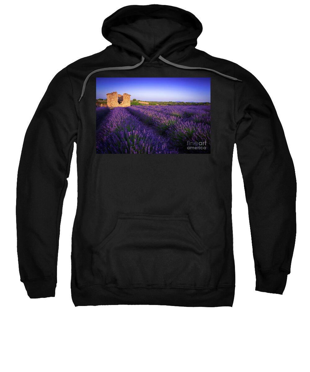 Valensole Sweatshirt featuring the photograph Bonjour Valensole by Marco Crupi