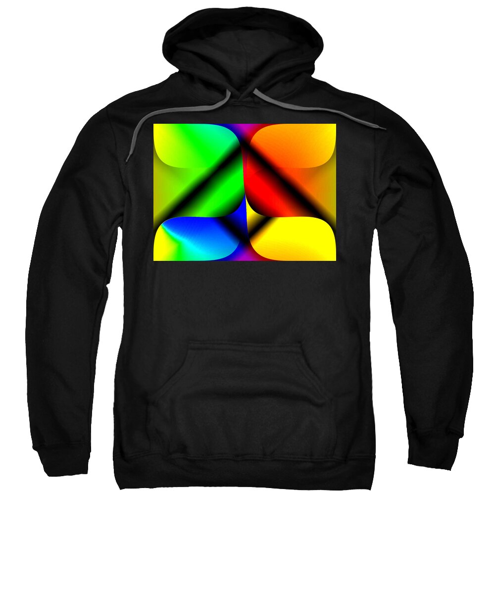 #abstracts #acrylic #artgallery # #artist #artnews # #artwork # #callforart #callforentries #colour #creative # #paint #painting #paintings #photograph #photography #photoshoot #photoshop #photoshopped Sweatshirt featuring the digital art Breaking Boundaries Part 140 by The Lovelock experience