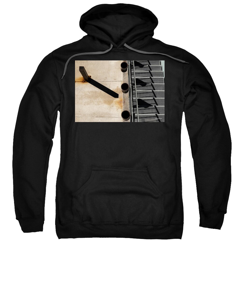 Cast Sweatshirt featuring the photograph Cast Long Shadows by Steven Milner