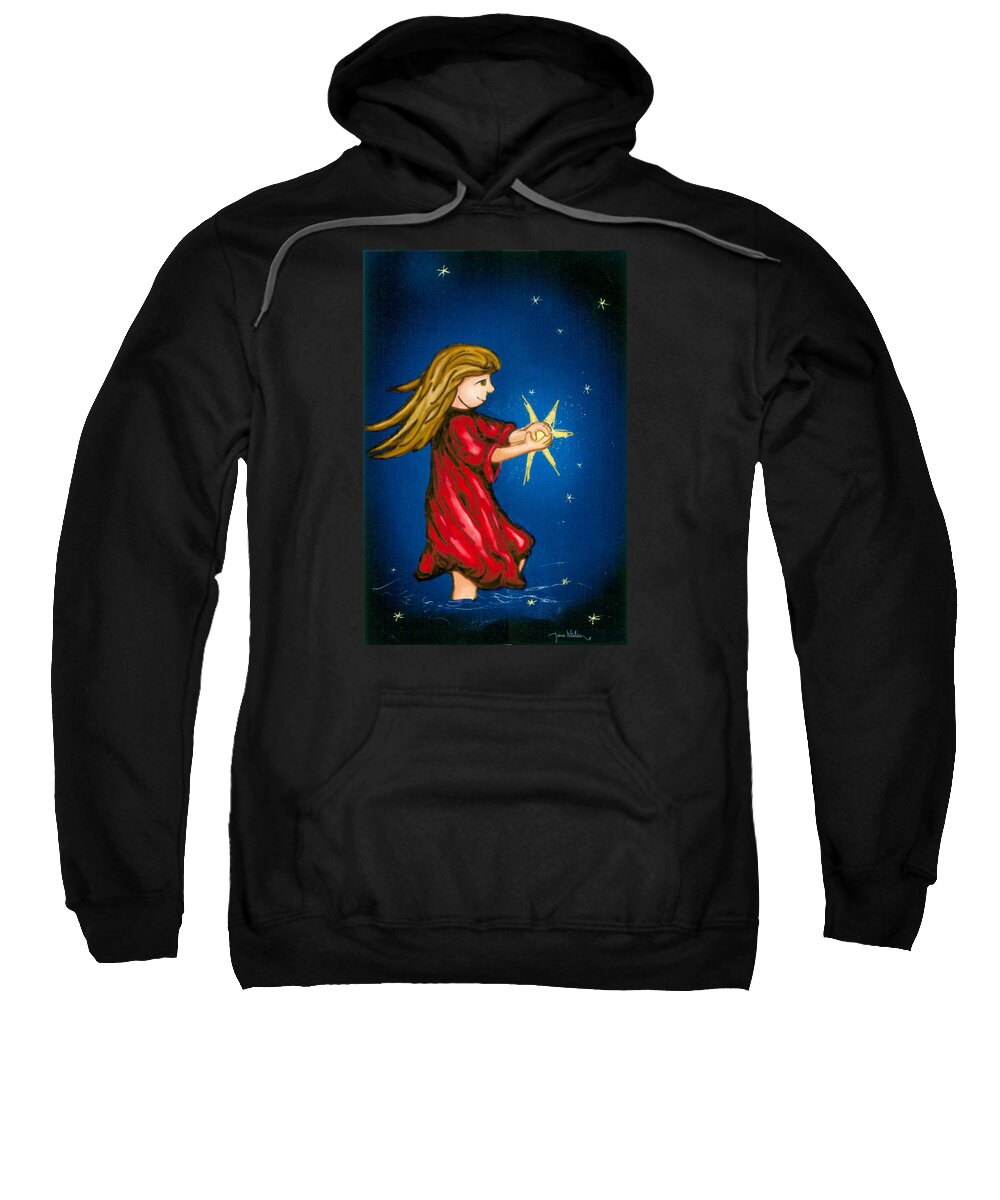Girl Sweatshirt featuring the photograph Catching MoonBeams by Jana Nielsen